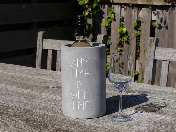 Räder concrete wine cooler Any time is wine time