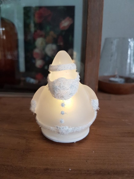 Sirius Santa light white-frosty glass