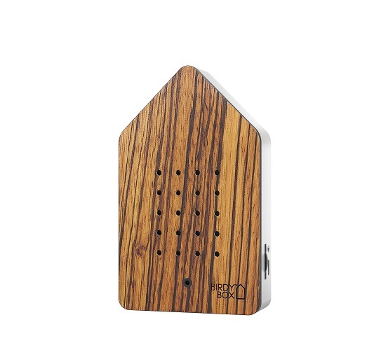Zwitscherbox Birdybox Wood Zebrano white