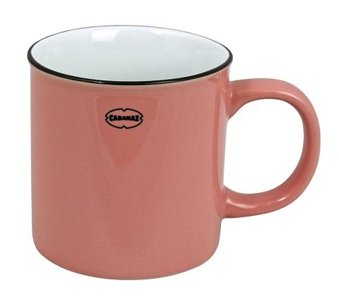 Cabanaz thee/koffie mok 250 ml Roze, 250 ml