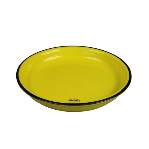 Cabanaz gebaksbordje yellow, 16 cm