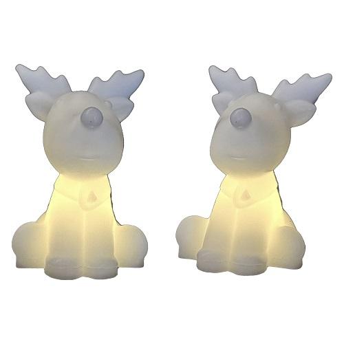 Sirius led figuur wax Rendier Naja 9cm, set van 2
