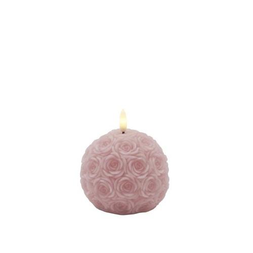 Sirius bol kaars Rosalina roze