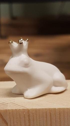 Räder Lucky box Frog, porselein
