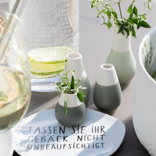 Räder mini vaasjes pastel Groen, set van 4