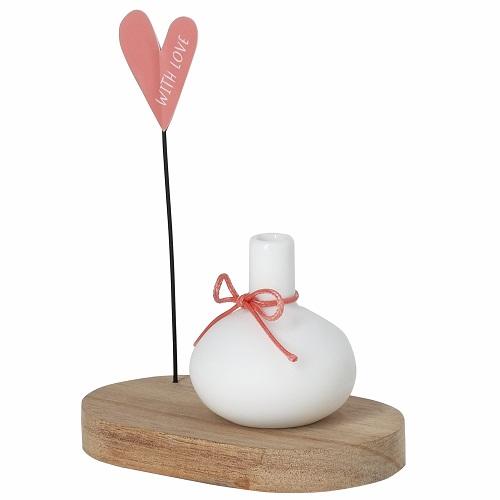 Räder mini vaasje met boodschap