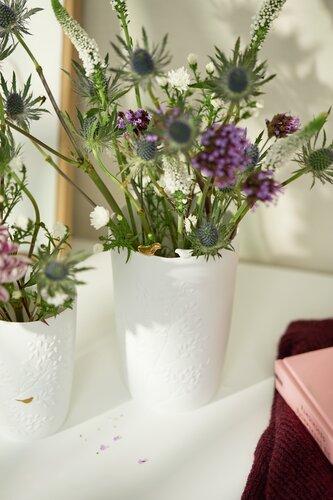 Räder vaas Vogelpaar wit en goud