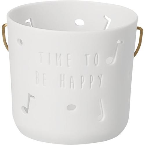 Räder waxinelicht met hengsel Teckel Time to be happy