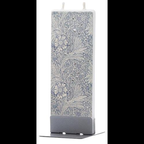 Flatyz platte kunstkaars William Morris Floral blauw