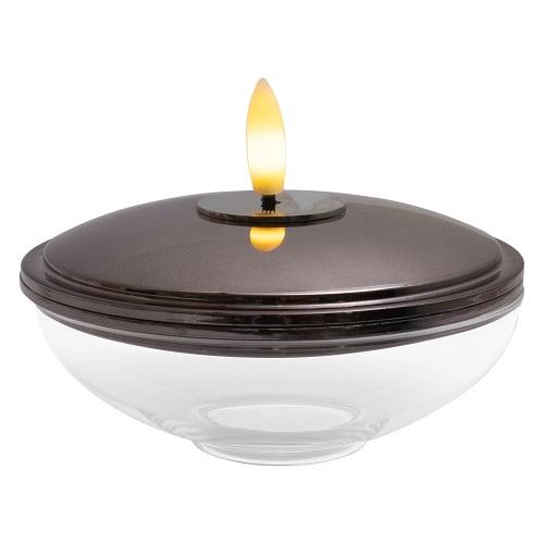 Sirius Oplaadbare Led Olielamp Lia zwart nikkel