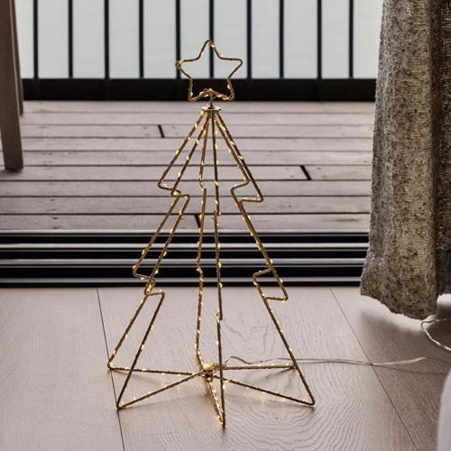 Sirius led kerstboom Esther metaal small wit of veelkleurig
