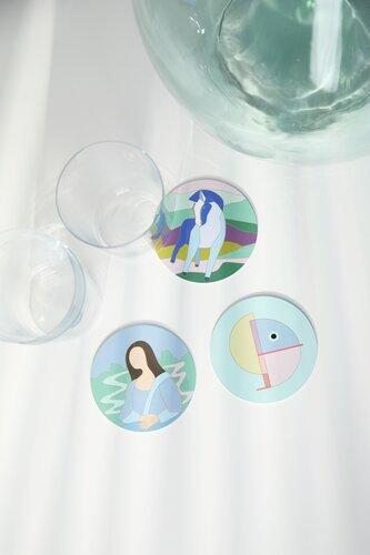 Räder Coasters Onderzetters Art Collection, set van 6