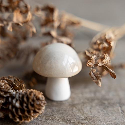Storefactory paddenstoel Bovik wit-beige small