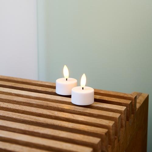 Sirius Oplaadbare Sille led waxinelichtjes klein tealight , set van 2