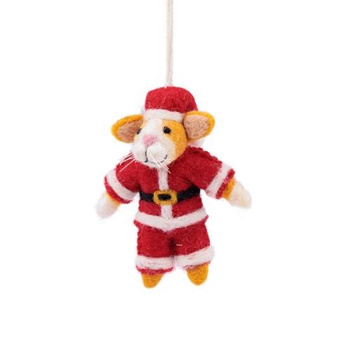 Sjaal met verhaal Hanger Kat Kerstman