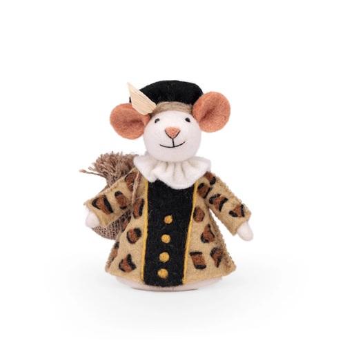 Sjaal met verhaal decoratie Muis Piet Panterprint