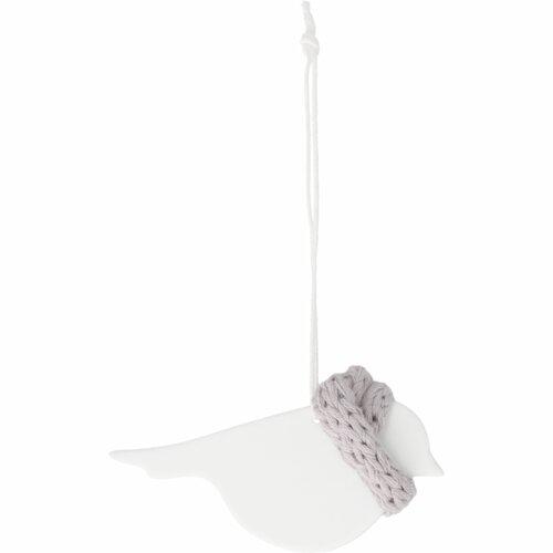 Räder hanger porselein met shawl vogel wit