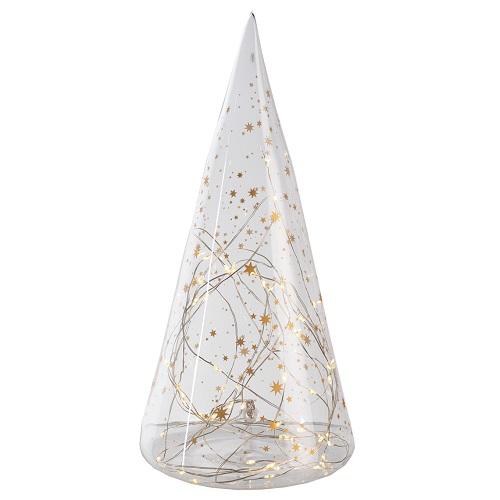 Räder Glass Fir Tree Stars gold XL