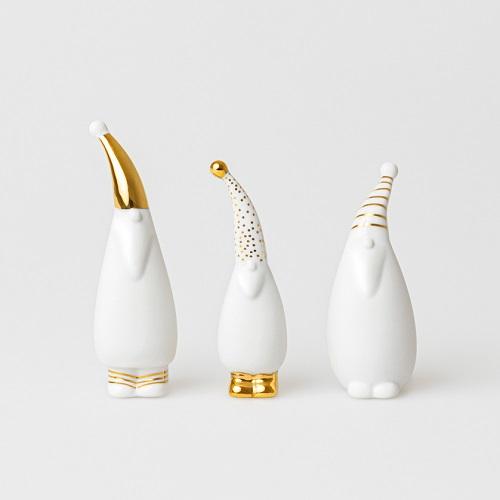 Räder figuurtjes Kerstmannetjes Santa set van 3
