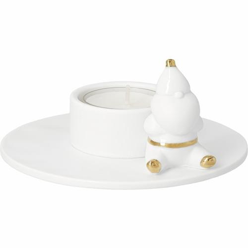 Räder waxinelichthouder Santa zittende Kerstman