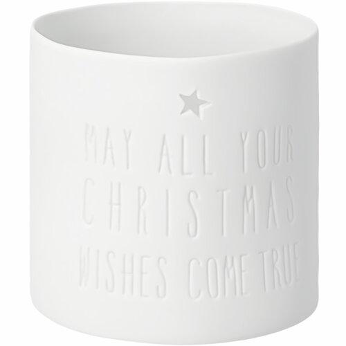 Räder waxinelicht Vallende Ster May all your Christmas wishes come true