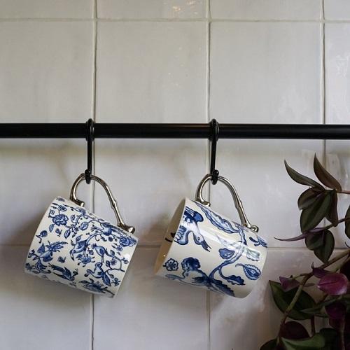 Heinen Delftsblauw mok Heritage collectie Bonte Familie