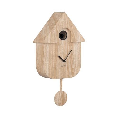 Karlsson Koekoeksklok Cuckoo licht hout print