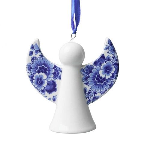 Heinen Delftsblauw hanger Engel