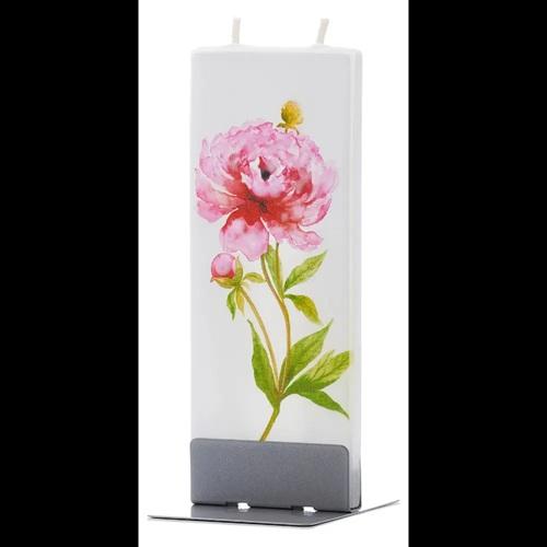 Flatyz platte kunstkaars Peony