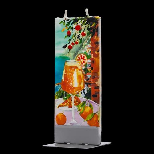 Flatyz platte kunst kaars Apero Spritz