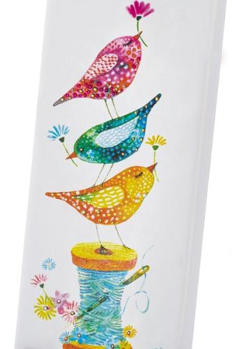 images/productimages/small/flatyz-platte-kunst-kaars-birds-on-a-sewing-spool-d23003-2.jpg