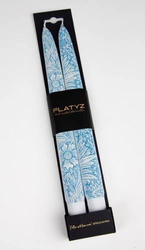images/productimages/small/flatyz-set-van-2-platte-kunstkaarsen-blue-marigold-by-william-morris-24v205-1.jpg
