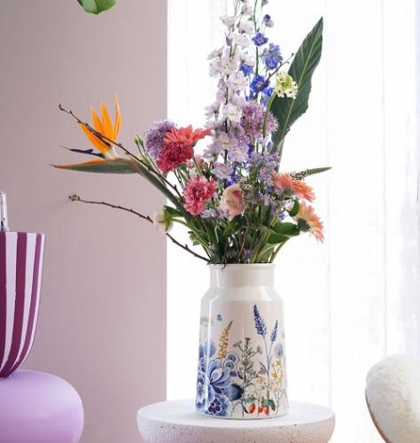 images/productimages/small/heinen-delftsblauw-melkbus-vaas-bloementuintje-wilde-bloemen-large-v0624-1.jpg
