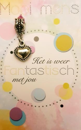 Mooi Mens kaartje - Het is weer fantastisch met jou (hartje)
