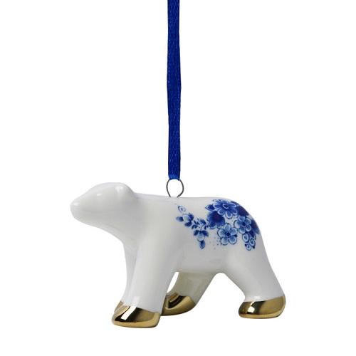 Heinen Delftsblauw hanger IJsbeer