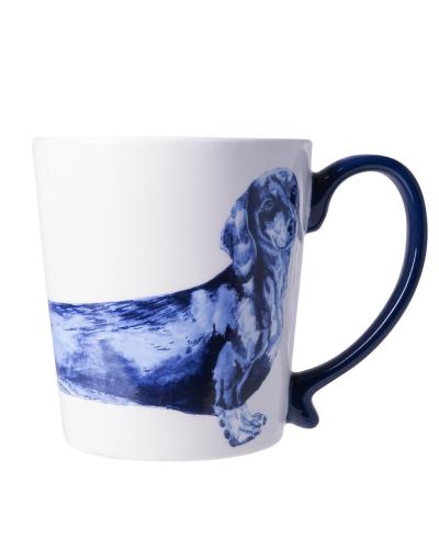 Heinen Delftsblauw mok Teckel