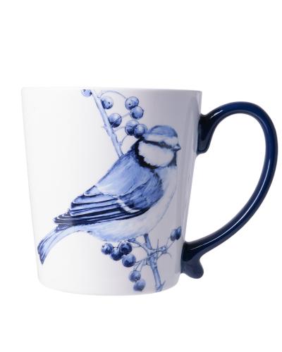 Heinen Delftsblauw mok Pimpelmees