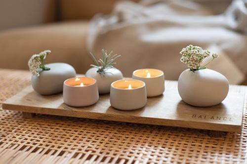 Räder waxinelicht Light Taupe