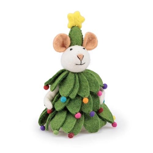 Sjaal met verhaal decoratie Muis Kerstboom