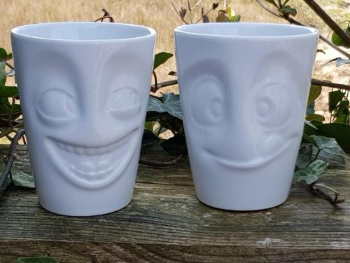 TASSEN happy faces mokken set Joking & Tasty, porselein 350 ml
