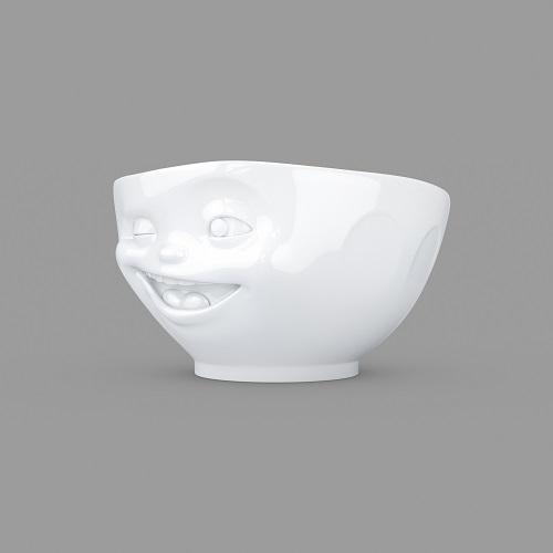 TASSEN bowl Wink (Zwinkernd, knipoog) wit