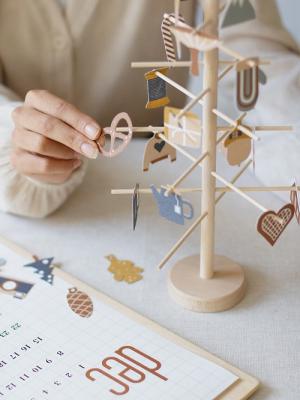 Jurianne Matter Advent Tree Natural met klein foutje