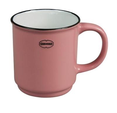 Cabanaz stapelbare mok roze, 180ml