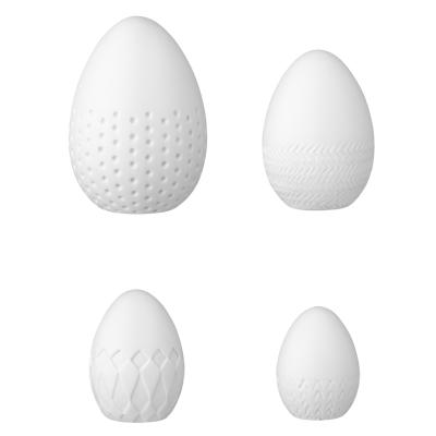 Räder paaseieren mat porselein, set van 4