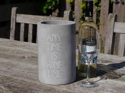 Räder concrete wine cooler Any time is wine time