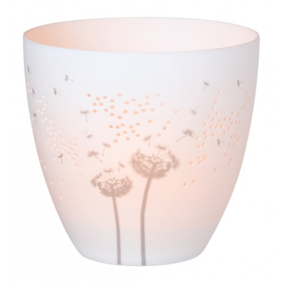 Räder Poetry light dandelion silver porselein