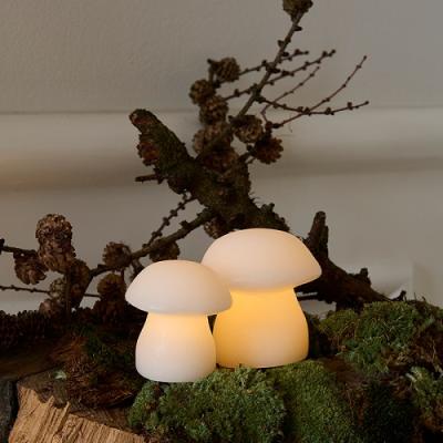 Sirius Elvina Paddestoel wax, set van 2