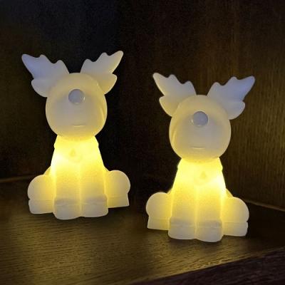 Sirius led figuur wax Rendier Naja 9cm, set van 2