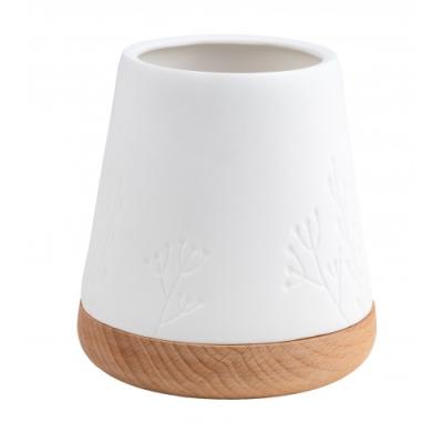 Räder lantaarn Plant, hout en porselein, medium