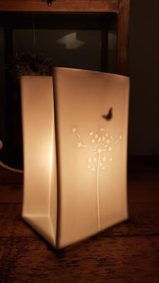 Räder lightbag lamp Butterfly porselein